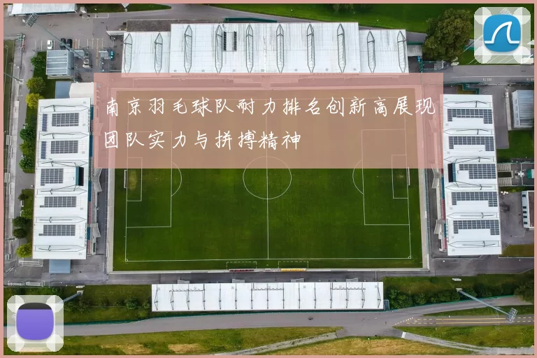 南京羽毛球队耐力排名创新高展现团队实力与拼搏精神